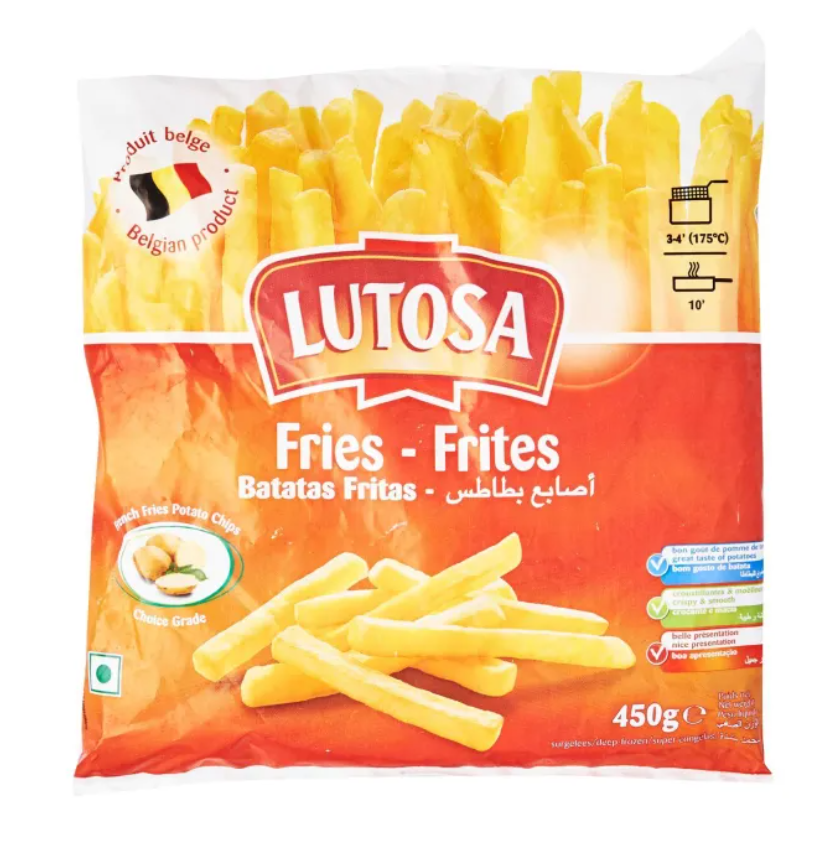 French Fries 3/8” Straight Cut / Papas Fritas 3/8